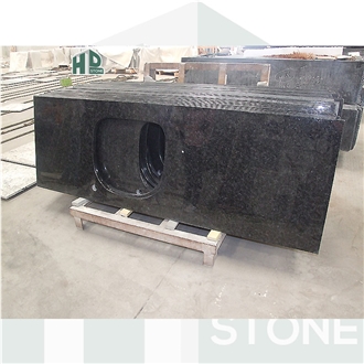 Angola Black Granite Countertop