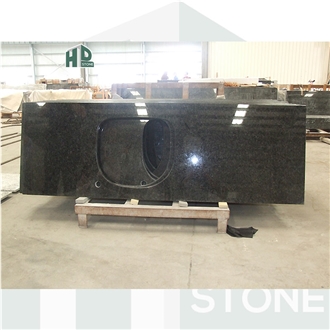 Angola Black Granite Countertop