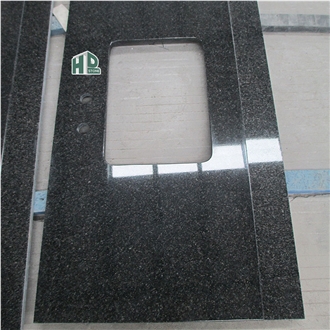 South Africa Black Granite Polished Kitchen Countertops