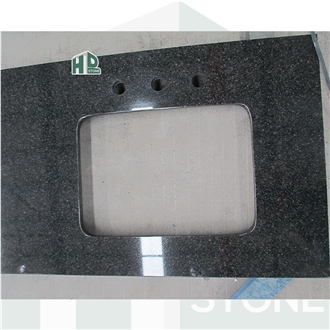 South Africa Black Granite Polished Kitchen Countertops