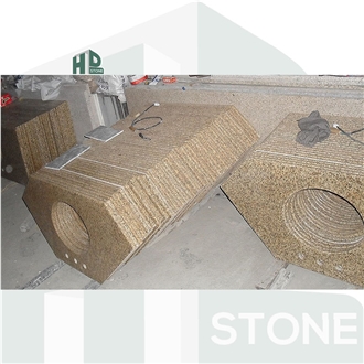 Vietnam Yellow Granite Countertops,Vanity Top Bath Top