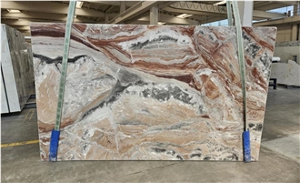 Arabescato Orobico Rosso, Red Marble Slabs And Tiles