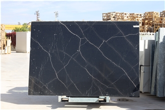 China Nero Marquina Marble Slabs