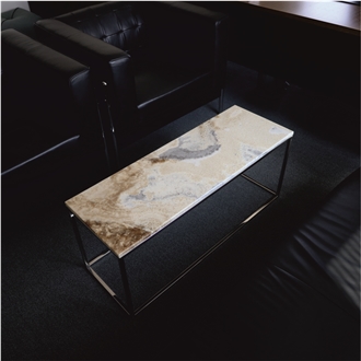 Gold Onyx Coffee Table