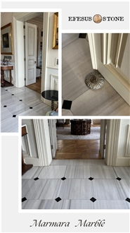 Marmara White Marble Tiles
