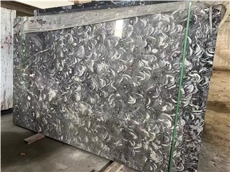 Bawang Hua Marble Grey Overlord Flowers Slabs Tile