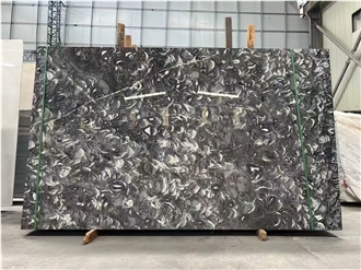 China Bawang Hua Grey Marble Overlord Flowers Slab