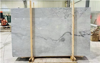 China Made Wang White Marble Slabs Home Project Use