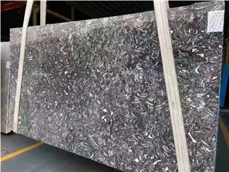 Flower Grey Overlord Bawang Hua Marble In China Stone Market