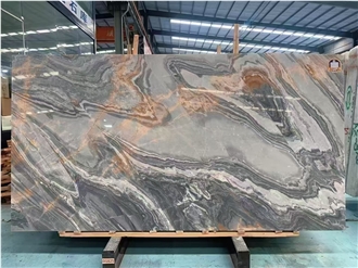 Myanmar Black Yinxun Palissandro Marble Lafite Wall Tile