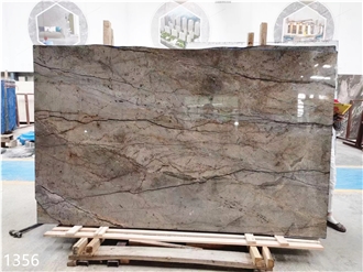 Picasso Grey Marble Slabs Gold Brown Stone Tile Floor Wall Use