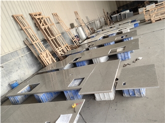4070 Symphony Grey Quartz Bathroom Vanity Tops