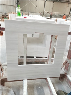 Bianco Dolomite White Marble Bathroom Vanity Tops