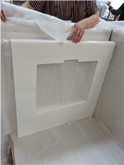 Bianco Dolomite White Marble Bathroom Vanity Tops