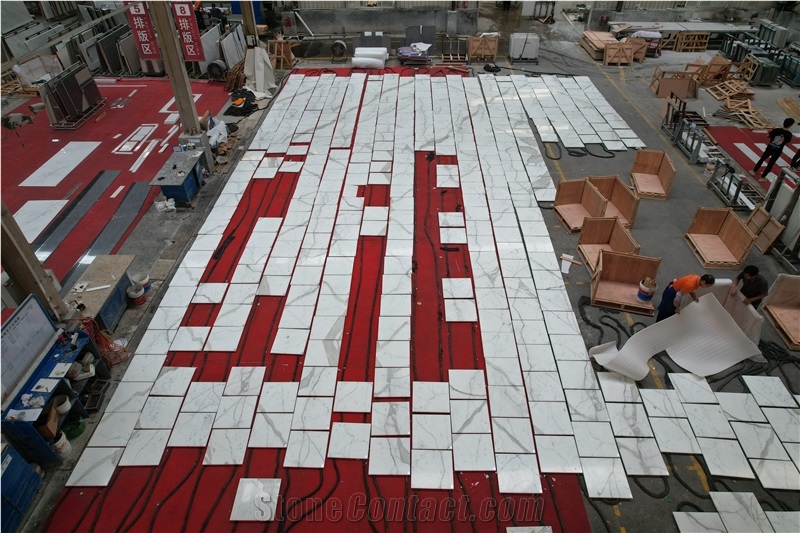 Calacatta White Marble Wall And Floor Tiles
