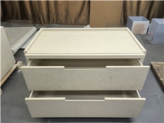 Cream Limestone Cabinet Furniture For Chloe Boutique Manila