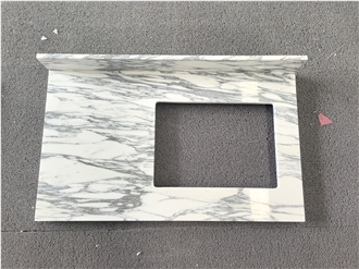 Wholesale White Arabescato Marble Bathroom Vanity Tops