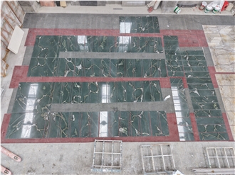 A+ Moss Green Island Verde Quartzite  Slabs