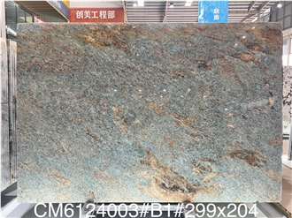 Amazon Blue Quartzite Big Slabs