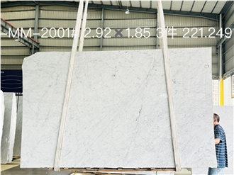 Bianco Carrara Marble Slabs, Marble Tiles