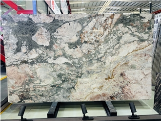 Four Season Pink Marble Polished Slabs