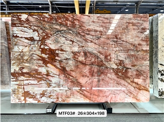 Natural Juliet Crystal Quartzite Slabs