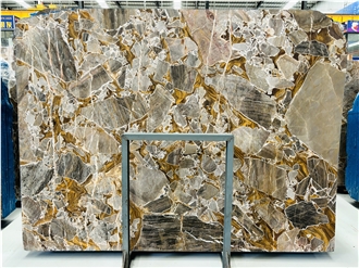 Natural Versailles Gold Marble Big Slabs Tiles
