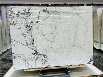 New Bulgari White Marble Slabs