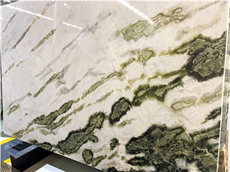 Panda Green Marble Northland Cedar Marble Slabs