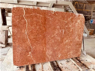 Polished Rosso Alicante Marble Slabs