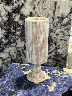 Rosa Norvegia Marble Home Decorative Vase