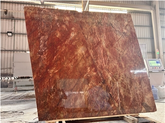 Rosso Damasco Marble Slabs