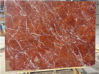 Rosso Francia Marble Slabs