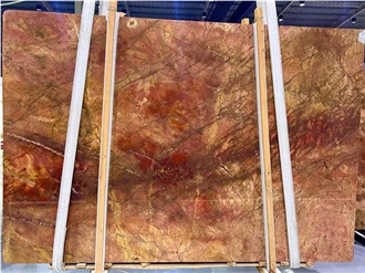 Ruby Red Marble Slab Tiles