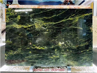 Verde Borgogna Marble Slabs