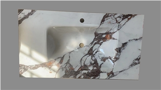 Integrated Artificial Stone Basins For Bathroom