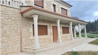 Granito Silvestre Moreno Yellow Granite Natural Split Wall Masonry Stone 10/15 Cm