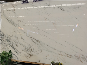 China Calacatta White Marble Slabs
