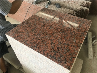 Maple Red Granite G562 Tiles For Flooring