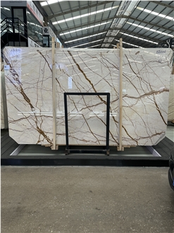Sofitel Gold Marble Polished Slabs Tiles