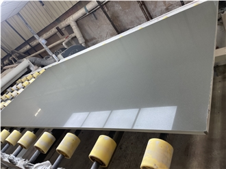 Pure Grey Quartz Stone Slabs  Artificial Stone Slabs