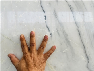 Burma White  Marble Slabs
