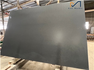 Absolute Black Granite Slabs Honed Surface