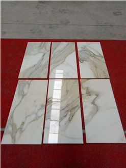 Chinese Calacatta Gold Marble Tiles