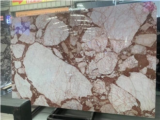 Bulgari Red Marble Slabs