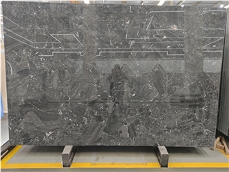 Bruce Grey Marble Slabs For Wall And Flooring Decor