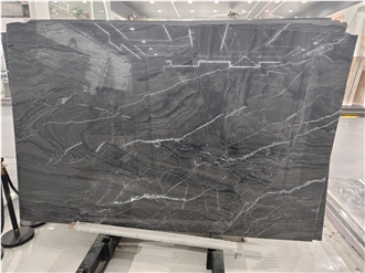 Pietra Grigio Marble Slabs For Wall And Flooring Decor