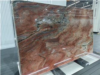 Red Fusion Quartzite Slabs
