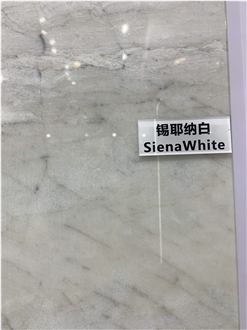 Siena White Marble Slabs