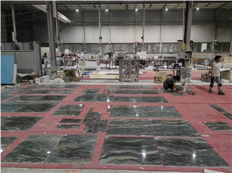 Commercial Blue Fusion Quartzite Tile Slabs Floor Wall Bulk